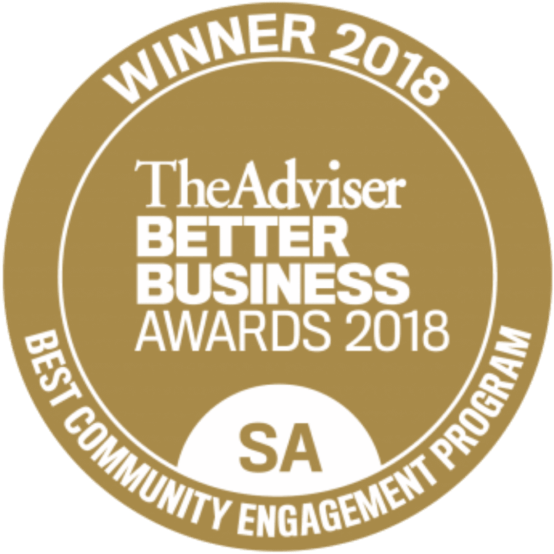 WINNER - 2018 - BETTER BUSINESS AWARDS - BEST COMMUNITY ENGAGEMENT PROGRAM