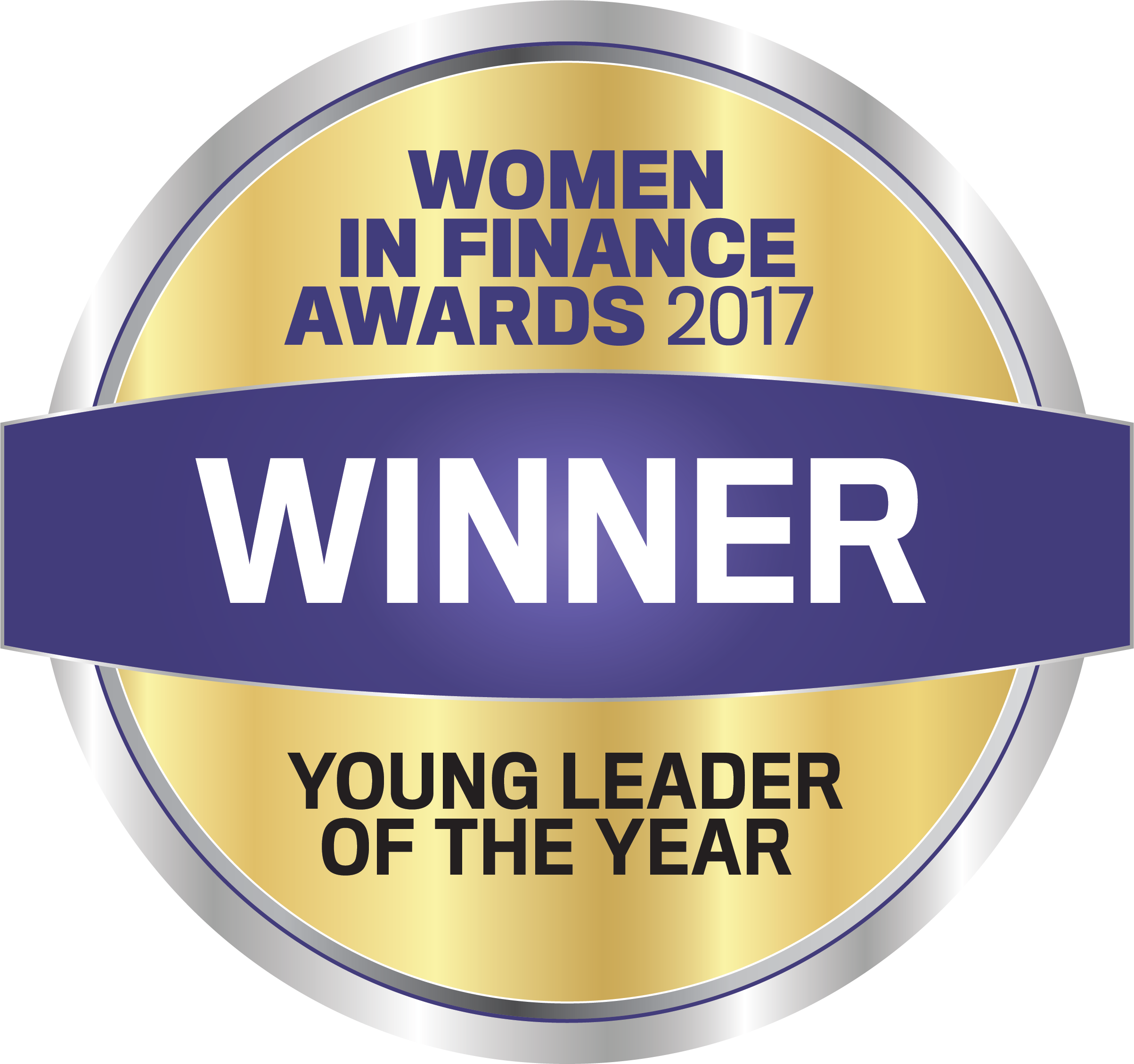 WINNER - 2017 - WOMEN IN FINANCE AWARDS- YOUNG LEADER OF THE YEAR