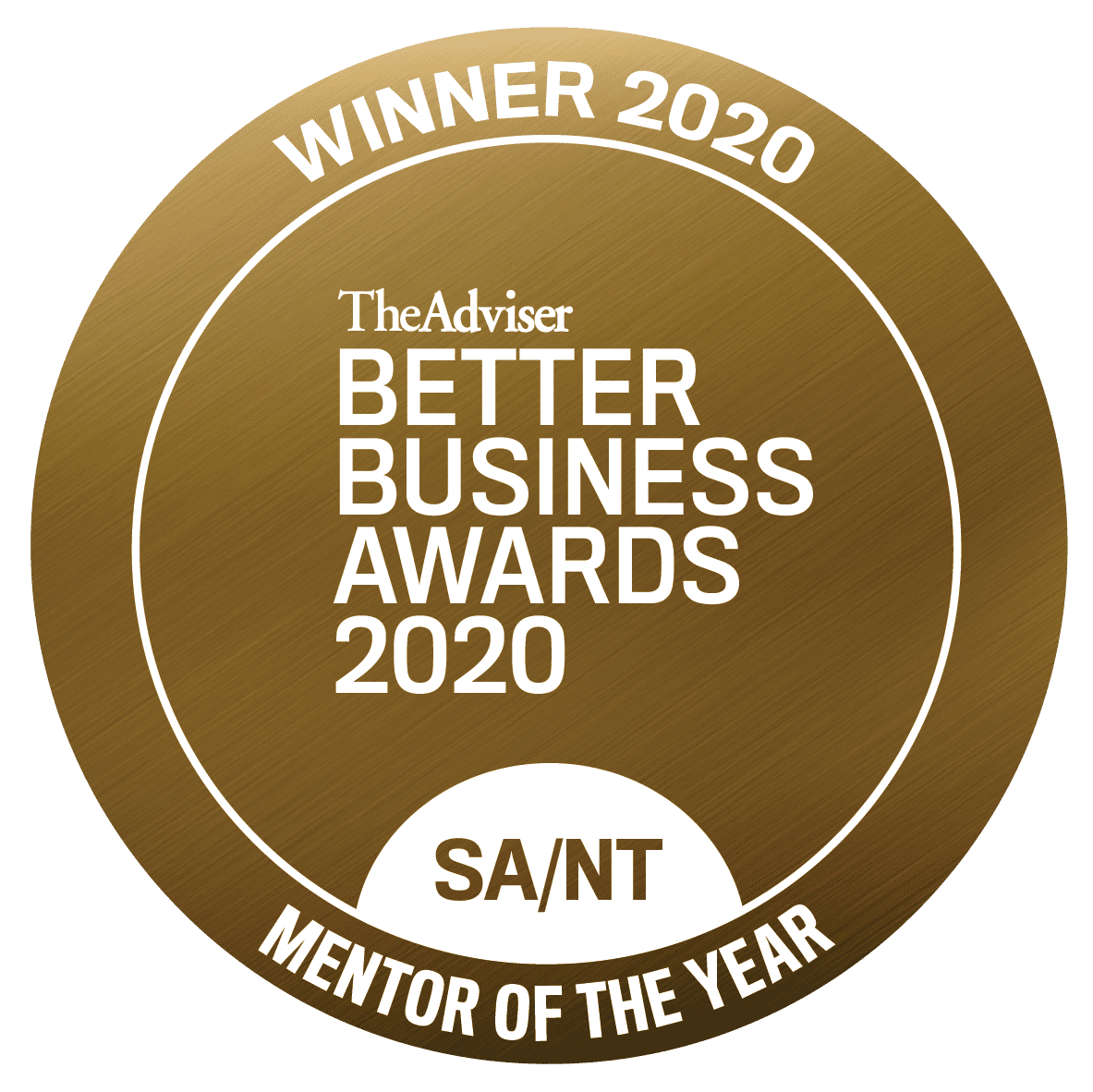 WINNER – 2020 – BETTER BUSINESS AWARDS – MENTOR OF THE YEAR