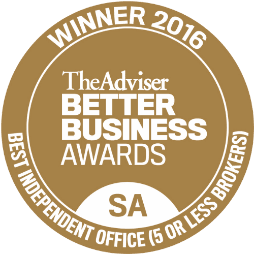 WINNER - 2016 BETTER BUSINESS AWARDS - BEST INDEPENDENT OFFICE - 5 OR LESS BROKERS