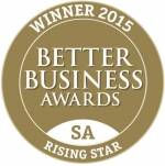 WINNER - 2015 BETTER BUSINESS AWARDS - RISING STAR - INDIVIDUAL